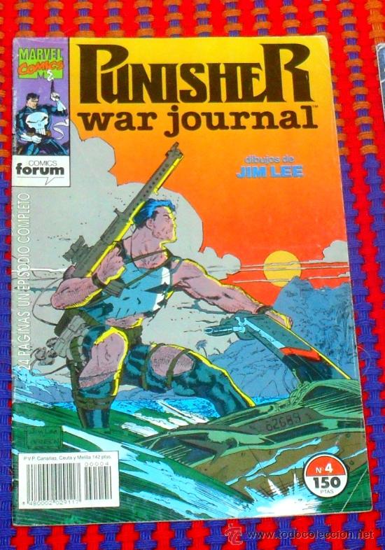 C&oacute;mics: punisher war journal n&ordm; 4 comics forum marvel comics 150 ptas - Foto 1