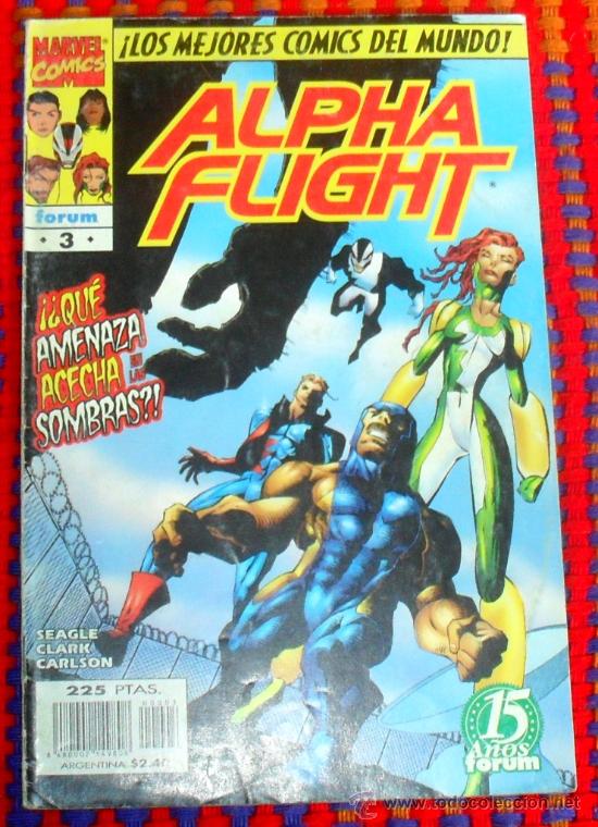 C&oacute;mics: Alpha Flight N&ordm; 3. Forum. Aniversario 15 a&ntilde;os. Marvel Comics. - Foto 1