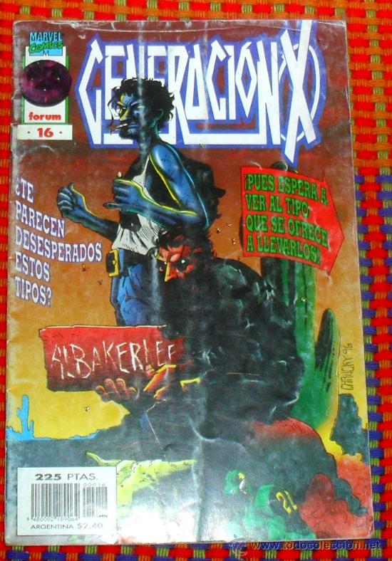 C&oacute;mics: GENERACION X N&ordm; 16. VOL. 2. MARVEL COMICS. FORUM. - Foto 1