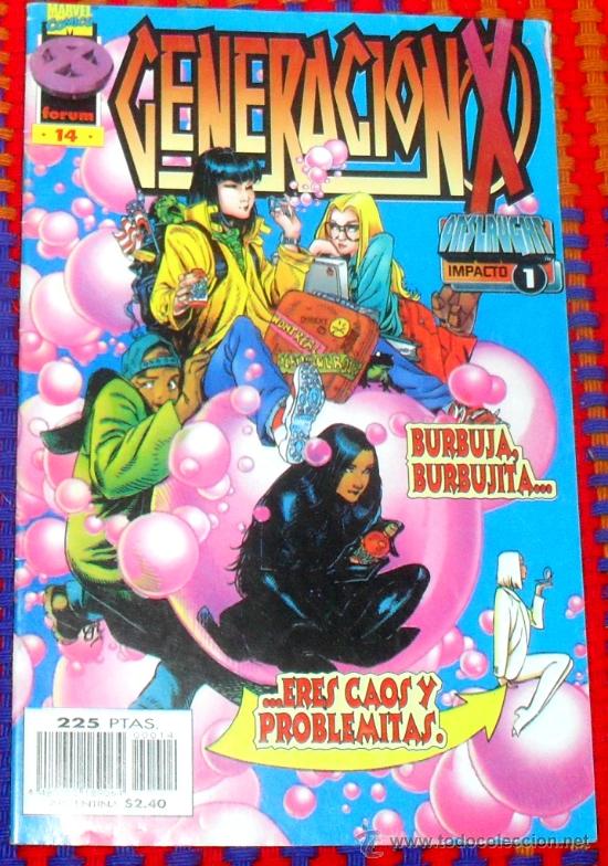 C&oacute;mics: GENERACION X N&ordm; 14. VOL. 2. MARVEL COMICS. FORUM. - Foto 1