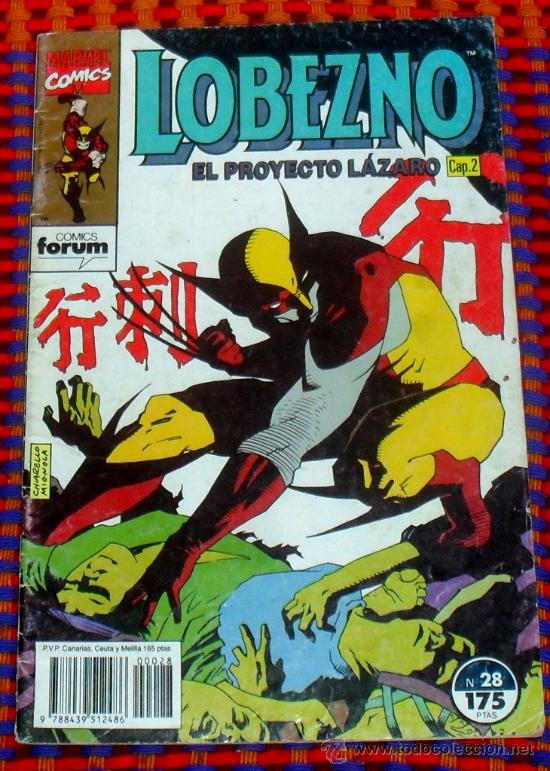 C&oacute;mics: LOBEZNO N&ordm; 28. VOL. 1. Marvel Comics. Forum. - Foto 1