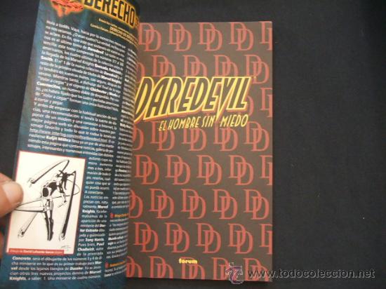 C&oacute;mics: DAREDEVIL N&ordm; 4 ULTIMO NUMERO - EL HOMBRE SIN MIEDO - MARVEL COMICS - FORUM -  - - Foto 2