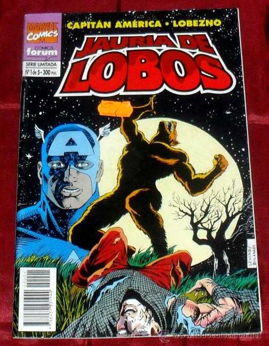 C&oacute;mics: jauria de lobos n&ordm; 1 de 5 serie limitada comics  marvel comics forum 300 ptas - Foto 1
