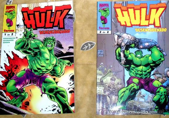 C&oacute;mics: HULK DESENCADENADO N&ordm; 1 Y 2 MARVEL COMICS FORUM COLECCION COMPLETA - Foto 1