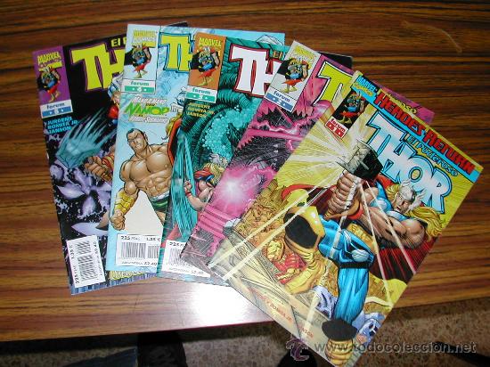 C&oacute;mics: EL PODEROSO THOR. 5 PRIMEROS NUEMROS DE LA SERIE. C4978 - Foto 1