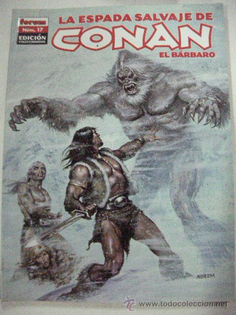 C&oacute;mics: LA ESPADA SALVAJE DE CONAN EL BARBARO N&ordm; 17 - Foto 1