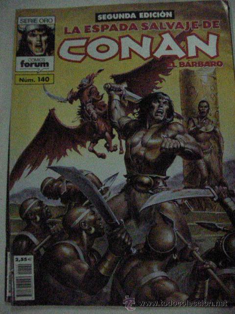 C&oacute;mics: LA ESPADA SALVAJE DE CONAN EL BARBARO N&ordm; 140 - Foto 1