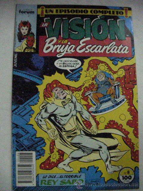 C&oacute;mics: ANTIGUO COMIC LA VISION Y LA BRUJA ESCARLATA N&ordm; 8 - Foto 1