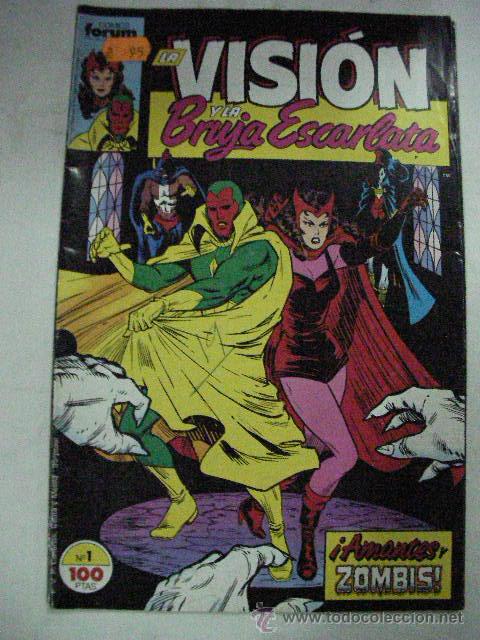 C&oacute;mics: ANTIGUO COMIC VISION Y LA BRUJA ESCARLATA N&ordm; 1- ENVIO GRATIS A ESPA&Ntilde;A - Foto 1