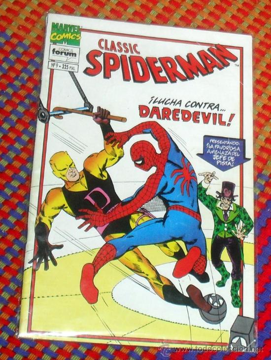 C&oacute;mics: CLASSIC SPIDERMAN  N&ordm; 9 comics  marvel comics forum 225 ptas - Foto 1