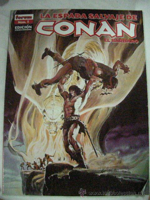 C&oacute;mics: ANTIGUO COMIC LA ESPADA SALVAJE DE CONAN EL BARBARO N&ordm; 1 - Foto 1