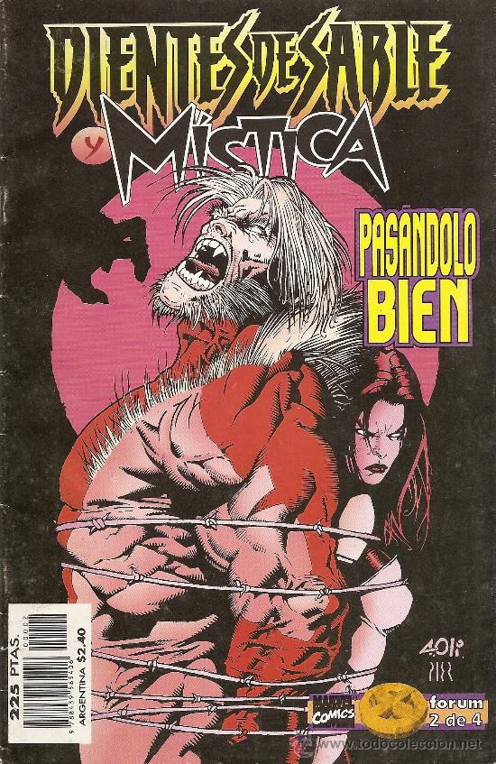 C&oacute;mics: DIENTES DE SABLE (MISTICA) N&ordm; 2 DE 4 - PASANDOLO BIEN - Foto 1