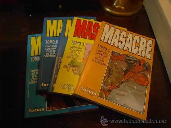 C&oacute;mics: Masacre, tomos 12,3,4,5,6. Forum Agostini - Foto 1