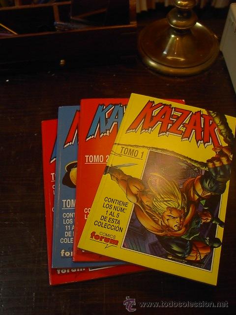 C&oacute;mics: Ka-zar. Forum, Agostini, tomos 1.2.3.4 - Foto 1