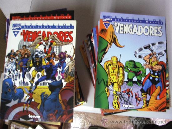 C&oacute;mics: BIBLIOTECA MARVEL : LOS VENGADORES &iexcl; COMPLETA 32 NUMEROS ! FORUM - Foto 1