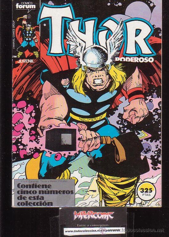C&oacute;mics: THOR EL PODEROSO, TOMO RECOPILATORIO CON LOS N&ordm; 31, 32, 33, 34, 35 ( FORUM ) - Foto 1