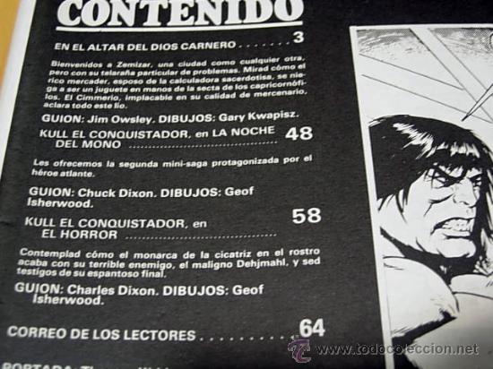C&oacute;mics: LA ESPADA SALVAJE DE CONAN 63 (Serie Oro) - Foto 4