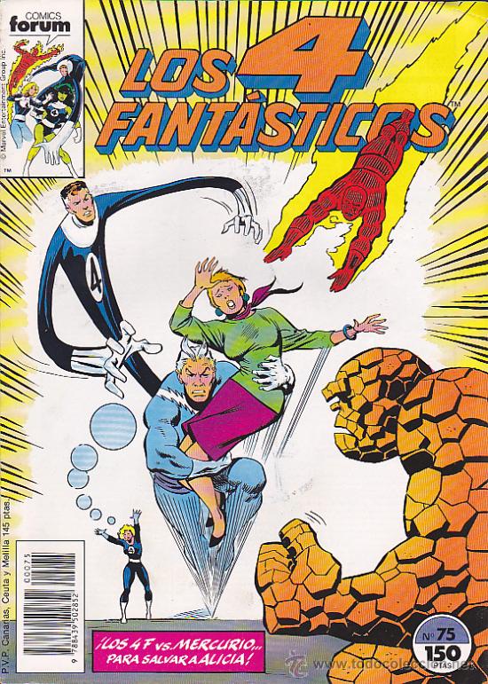 C&oacute;mics: LOS 4 FANTASTICOS VOL.1 N&ordm; 75 - Foto 1