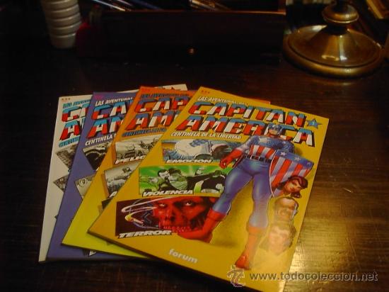 C&oacute;mics: Comics Forum, Capitan America, 4 tomos - Foto 1
