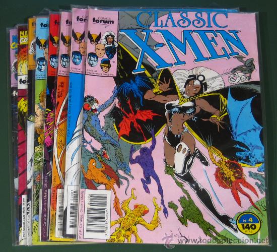 C&oacute;mics: CLASSIC X-MEN # 3, 4, 5, 6, 20, 29, 31 (MARVEL/FORUM) - Foto 1