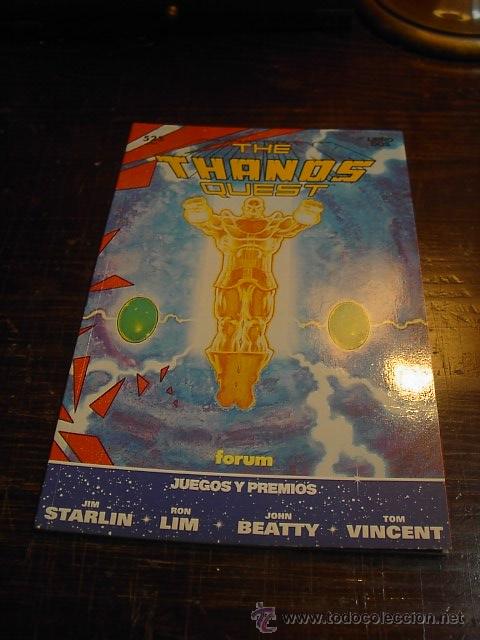 C&oacute;mics: Comics Forum, Thanos Quest II, n&ordm; 38, Juegos y premios - Foto 1