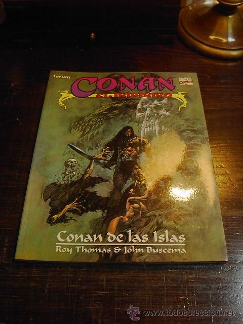 C&oacute;mics: Conan el barbaro, Conan de las islas, Roy Thomas, John Buscema - Foto 1