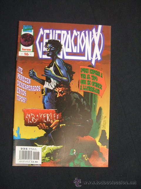 Comics: GENERACION X - VOLUMEN 2 - N&ordm; 16 - MARVEL COMICS - FORUM -