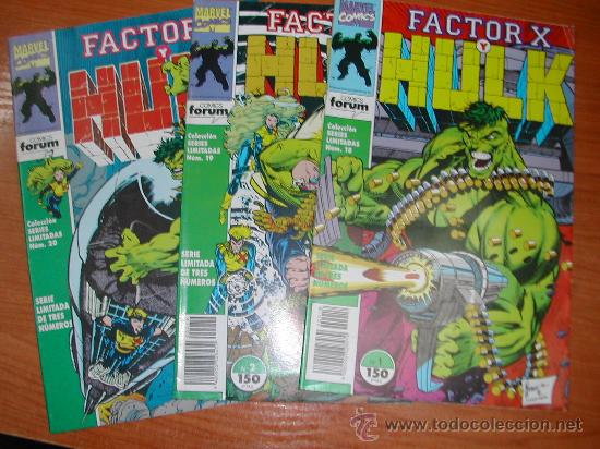 C&oacute;mics: C8824.   HULK.  SERIE LIMITADA 3 COMICS.  ED.1992 - Foto 1