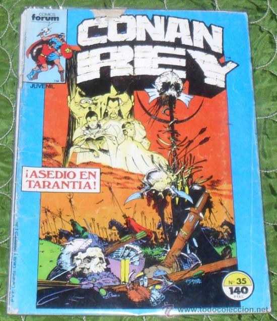C&oacute;mics: CONAN REY n&ordm; 35. COMICS FORUM JUVENIL 1987 - Foto 1