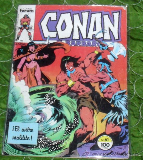C&oacute;mics: CONAN el barbaro n&ordm; 61. COLOR. COMICS FORUM. 1983. - Foto 1
