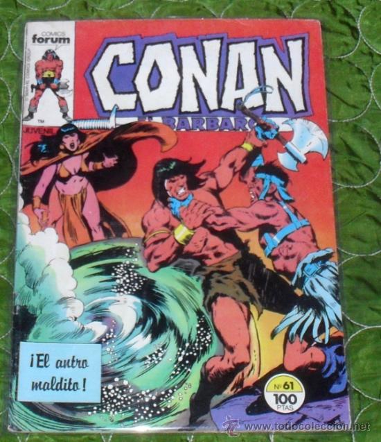 C&oacute;mics: CONAN el barbaro n&ordm; 61. COLOR. COMICS FORUM. 1983. - Foto 1