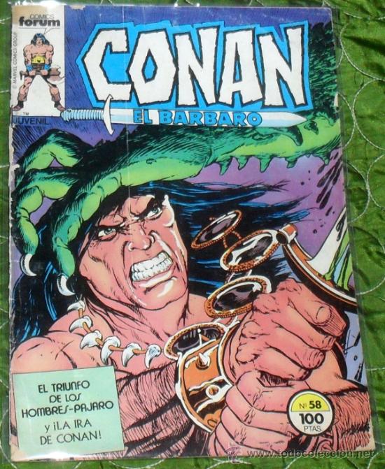 C&oacute;mics: CONAN el barbaro n&ordm; 58. COLOR. COMICS FORUM. 1983. - Foto 1