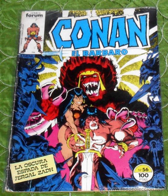 C&oacute;mics: CONAN el barbaro n&ordm; 56. COLOR. COMICS FORUM. 1983. - Foto 1