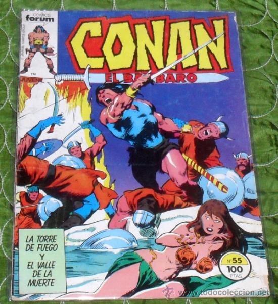 C&oacute;mics: CONAN el barbaro n&ordm; 55. COLOR. COMICS FORUM. 1983. - Foto 1