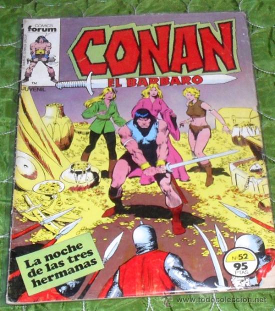 C&oacute;mics: CONAN el barbaro n&ordm; 52. COLOR. COMICS FORUM. 1983. - Foto 1