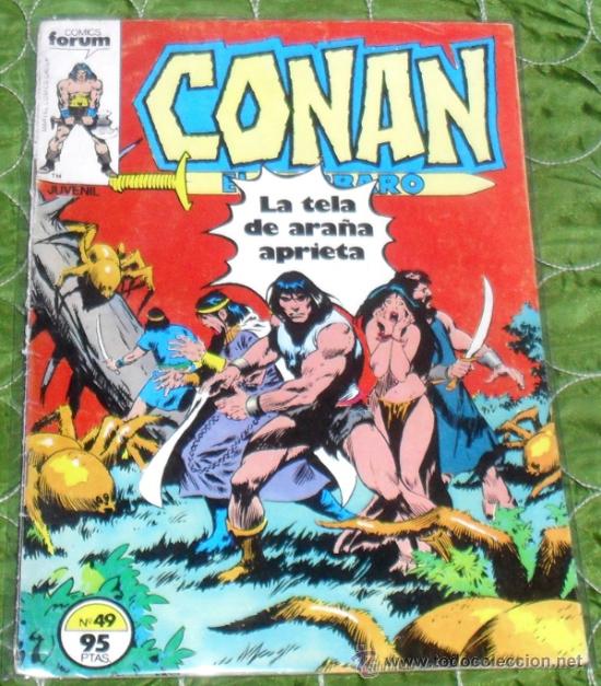 C&oacute;mics: CONAN el barbaro n&ordm; 49. COLOR. COMICS FORUM. 1983. - Foto 1