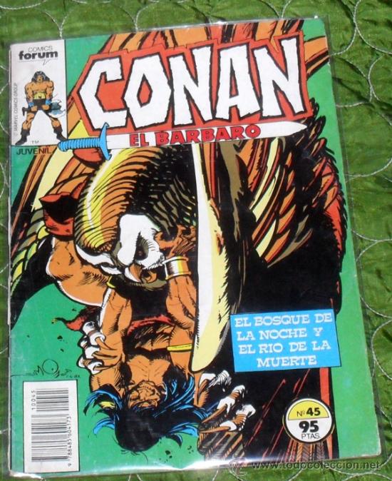 C&oacute;mics: CONAN el barbaro n&ordm; 45. COLOR. COMICS FORUM. 1983. - Foto 1
