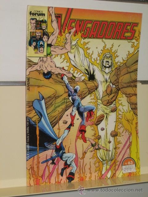 C&oacute;mics: LOS VENGADORES VOL. 1 N&ordm; 63 FORUM - Foto 1