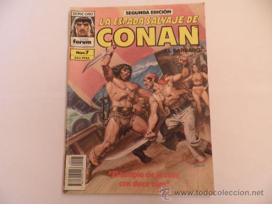 C&oacute;mics: LA ESPADA SALVAJE DE CONAN N&ordm; 7 2&ordf; EDICION FORUM - Foto 1