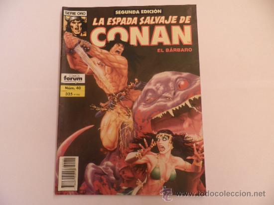 C&oacute;mics: LA ESPADA SALVAJE DE CONAN N&ordm; 40 2 &ordf; EDICION FORUM - Foto 1