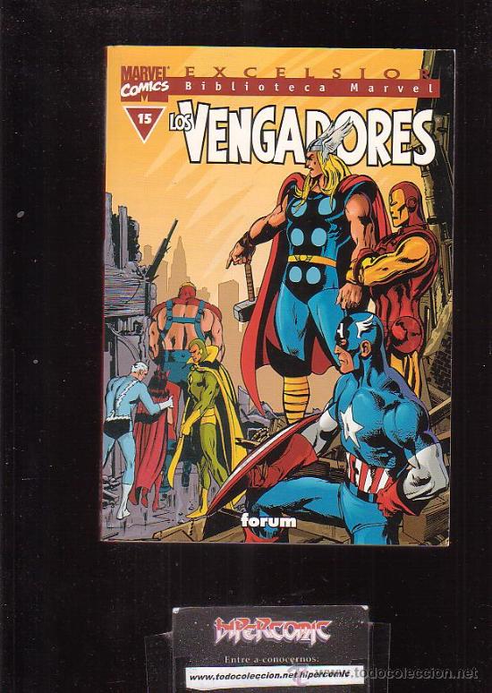 C&oacute;mics: EXCELSIOR BIBLIOTECA MARVEL , LOS VENGADORES N&ordm; 15 - Foto 1