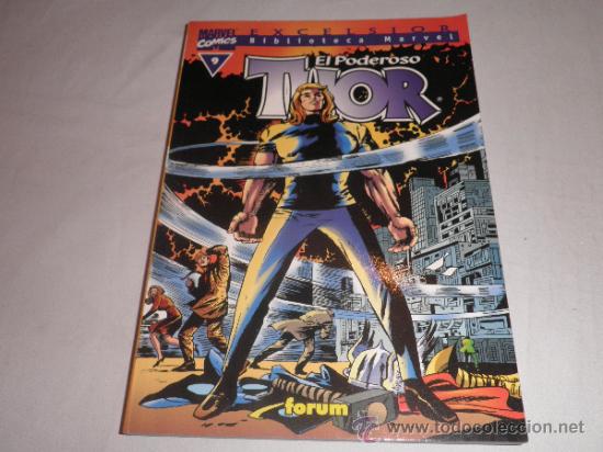 C&oacute;mics: EL PODEROSO THOR     BIBLIOTECA MARVEL    N&ordm; 9   FORUM - Foto 1