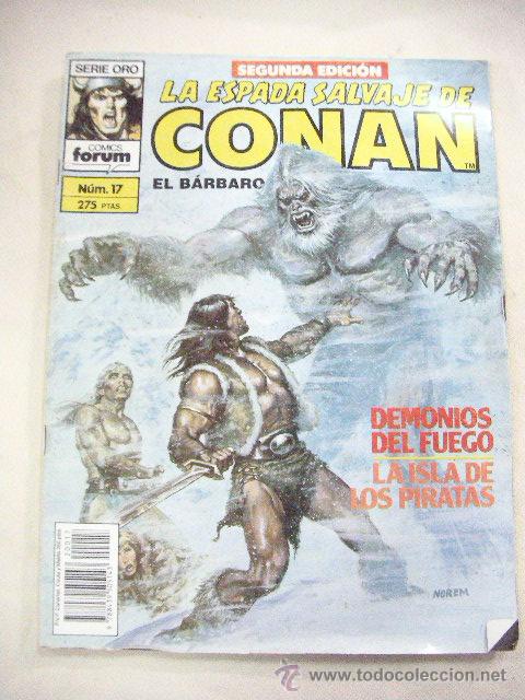 C&oacute;mics: LA ESPADA SALVAJE DE CONAN EL BARBARO N&ordm; 17 DE FORUM - Foto 1