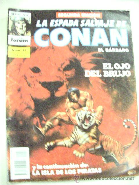 C&oacute;mics: LA ESPADA SALVAJE DE CONAN EL BARBARO N&ordm;  DE FORUM - Foto 1