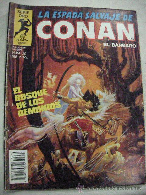 C&oacute;mics: LA ESPADA SALVAJE DE CONAN EL BARBARO N&ordm;  32 DE FORUM - Foto 1