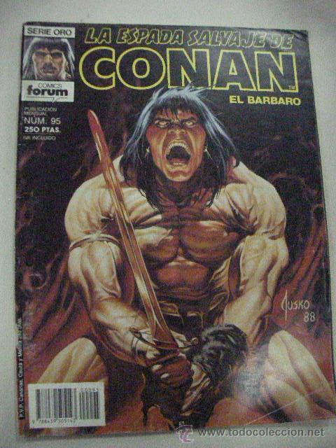 C&oacute;mics: LA ESPADA SALVAJE DE CONAN EL BARBARO N&ordm;  95 DE FORUM - Foto 1