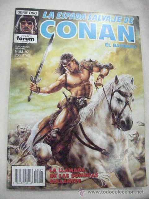 C&oacute;mics: LA ESPADA SALVAJE DE CONAN EL BARBARO N&ordm;  97 DE FORUM - Foto 1