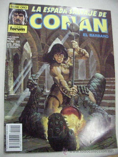 C&oacute;mics: LA ESPADA SALVAJE DE CONAN EL BARBARO N&ordm;  110 DE FORUM - Foto 1