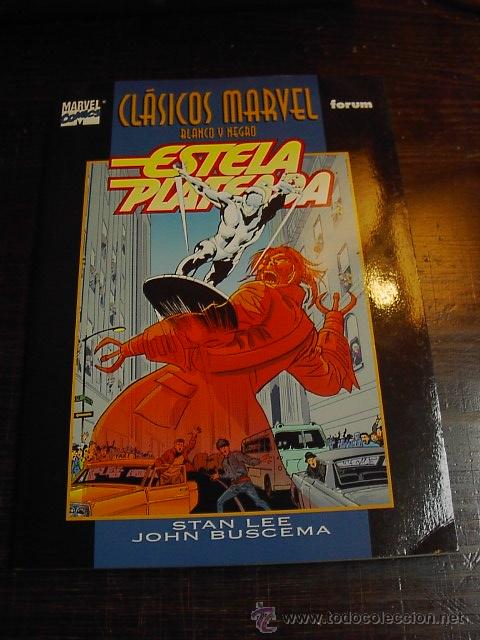 C&oacute;mics: Marvel Comics,Clasicos Marvel, B/N,Estela Plateada, Stan Lee, John Buscena - Foto 1