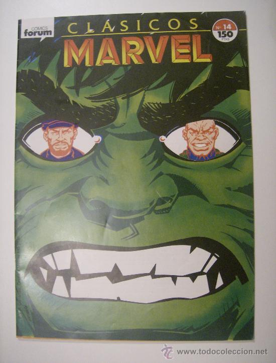 C&oacute;mics: CL&Aacute;SICOS MARVEL 14. FORUM, 1989. LA MASA. - Foto 1